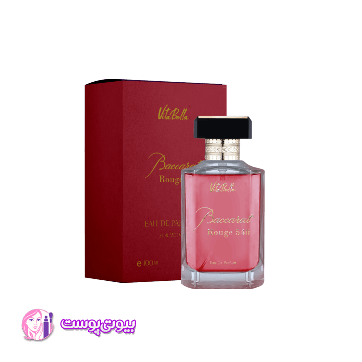 ادوپرفیوم زنانه ویتابلا ۱۰۰ میل Baccarat Rouge 540 | رایحه گرم و لوکس برای بانوان