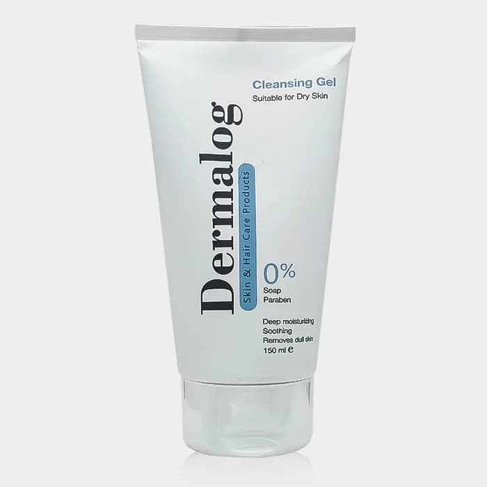 ژل شستشو پوست خشک درمالوگ Dermalog Cleansing Gel Dry Skin 150ml — تصویر ۲