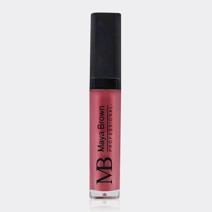 رژ لب مایع مات مایا براون Maya Brown Matte LipGloss Waterproof 8ml — تصویر ۴