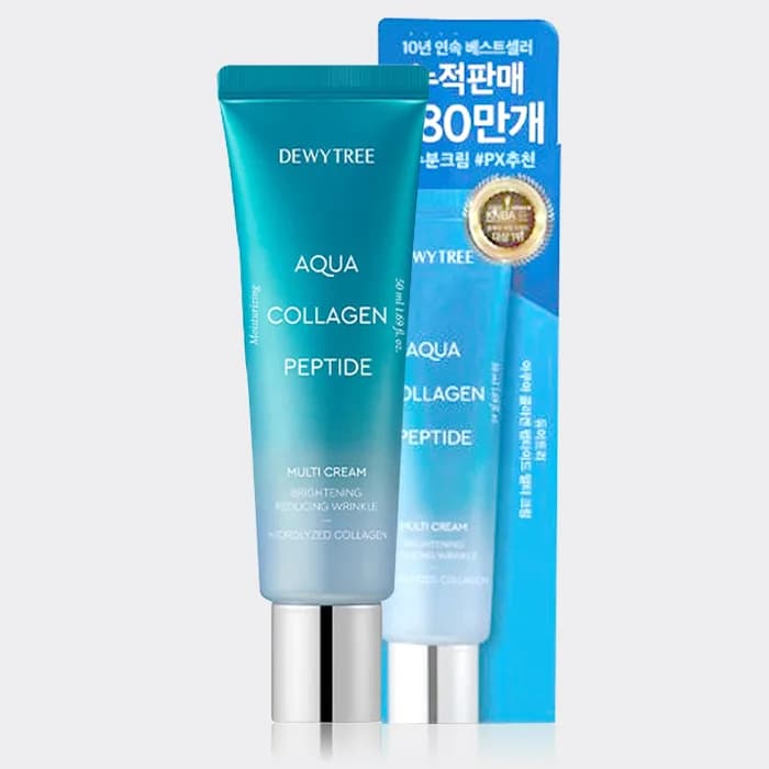 مولتی کرم آکوا کلاژن پپتاید دویتری DEWYTREE Aqua Collagen Peptide Multi Cream 50ml — تصویر ۳
