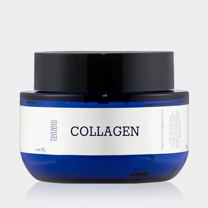 کرم آبرسان عمیق کلاژن تن زیرو tenzero Deep Aqua Collagen Cream 100g — تصویر ۴
