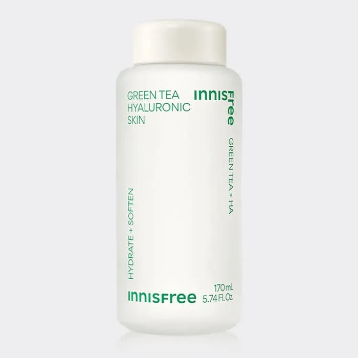 تونر روشن کننده چای سبز اینیسفری innisfree Green tea Hyaluronic Skin 170ml