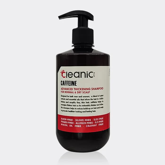 شامپو ضد ریزش کافئین موهای خشک کلینیک کیندی Cleanic Kindii Caffeine For Normal & Dry Shampoo 550ml — تصویر ۲