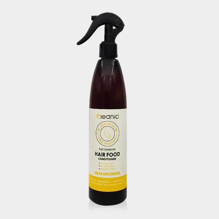 اسپری غذای مو آرگان و ماکادمیا کلینیک کیندی Cleanic Argan & Macadamia Hair Food 400ml