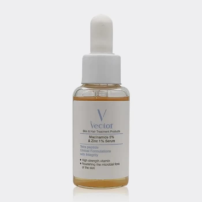 سرم نیاسینامید 5% وکتور Vector Niacinamide 5% & Zinc 1% Serum 30 ml
