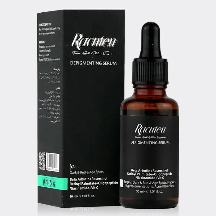 سرم روشن کننده و ضد لک راکوتن Racuten Depigmenting Serum 30 ml — تصویر ۵