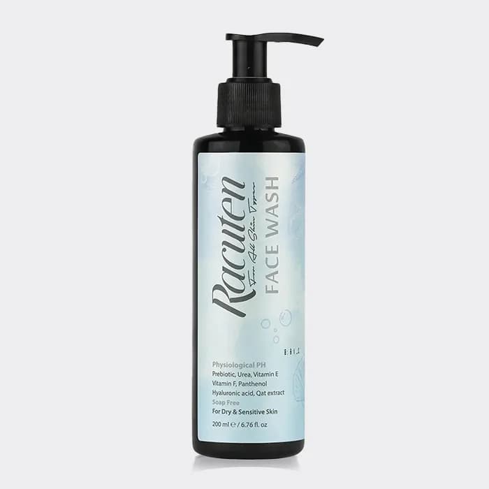 ژل شستشو پوست خشک و حساس راکوتن Racuten FACE WASH Dry & Sensitive Skin 200 ml