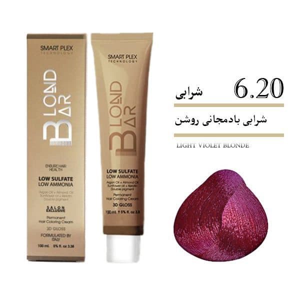 رنگ مو بلوند بار100 میل 6/20 — تصویر ۲