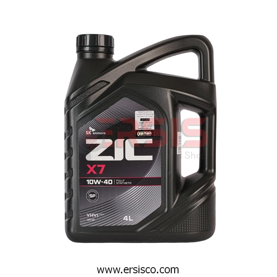 روغن موتور SP X7 10W40 حجم 4 لیتر زیک — تصویر ۲