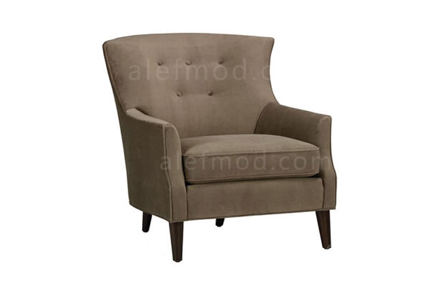 مبل تکی جولیان با پشتی منحنی لمسه — تصویر ۱۱