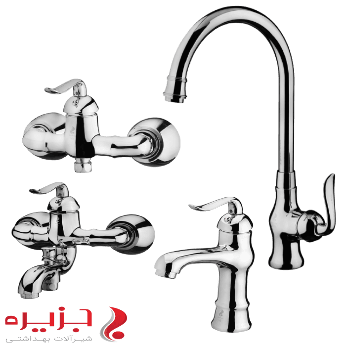 شیرآلات جزیره مدل هلنا کروم
