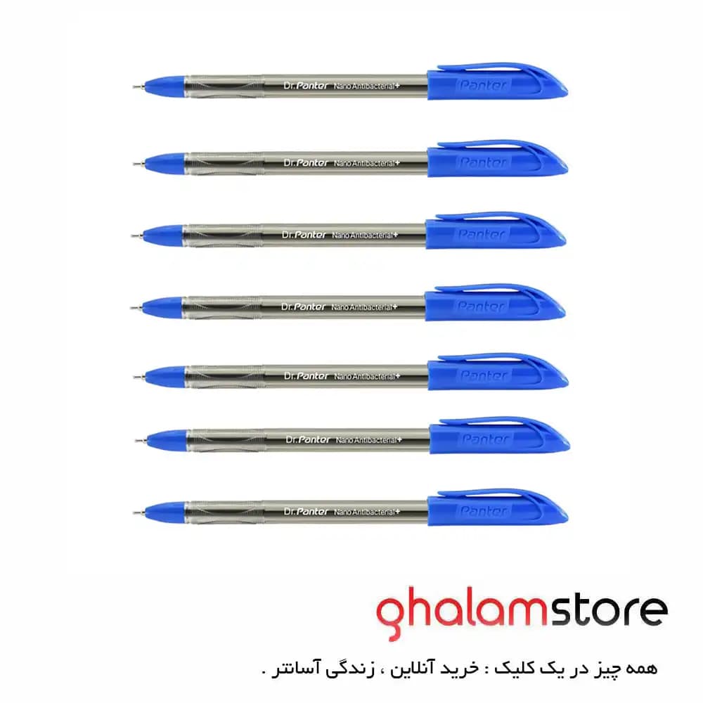 خودکار پنتر مدل نانو آنتی باکتریال بسته 7 عددی — تصویر ۹