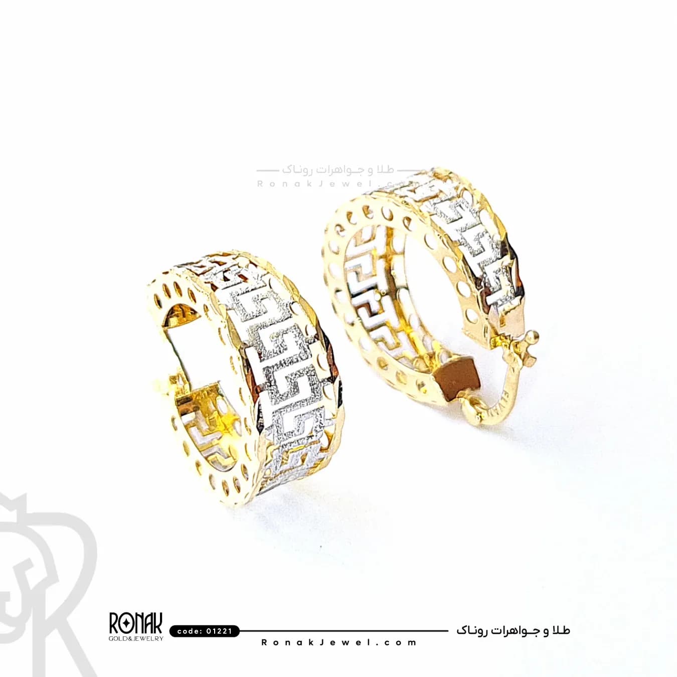 گوشواره سه بعدی کد01221