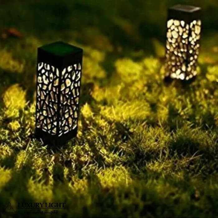 چراغ باغی خورشیدی سولونیکس مدل مکعب بسته 8 عددی — تصویر ۶