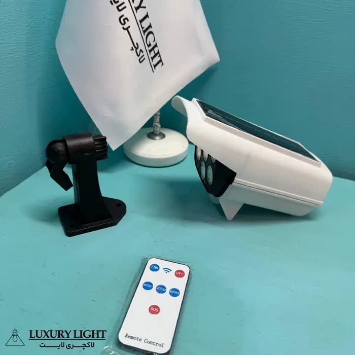 پرژکتور دیواری خورشیدی طرح دوربین مداربسته مدل Pr-Cam — تصویر ۱۱
