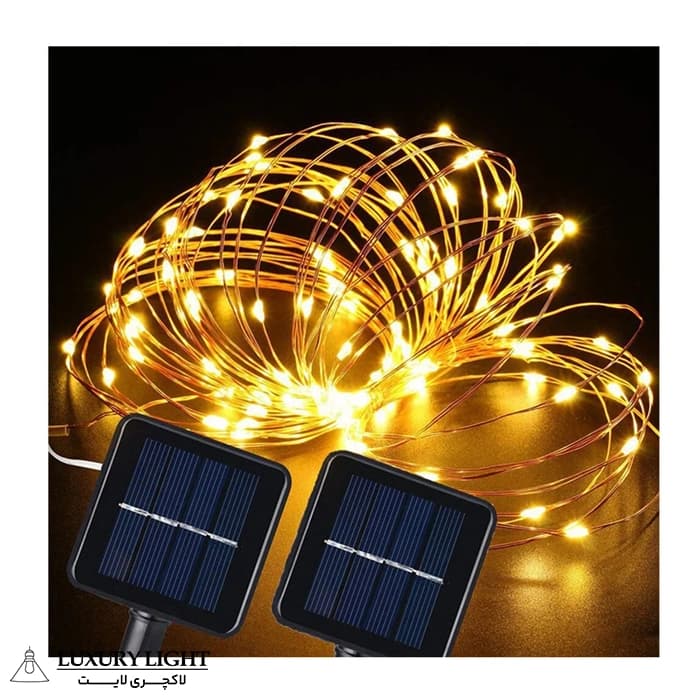 چراغ پارکی خورشیدی مدل Solar Fairy Lights 10M — تصویر ۷