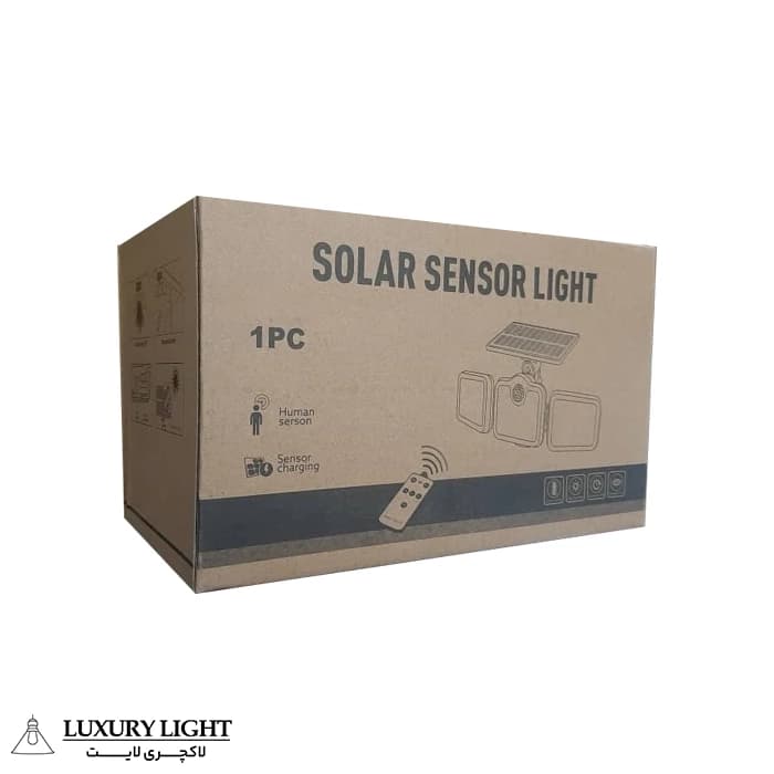 چراغ پارکی خورشیدی مدل سنسور دار کد JD-2757 — تصویر ۹