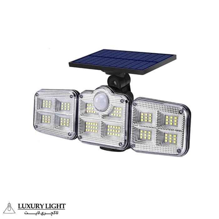 چراغ پارکی خورشیدی مدل سنسور دار کد JD-2757 — تصویر ۸