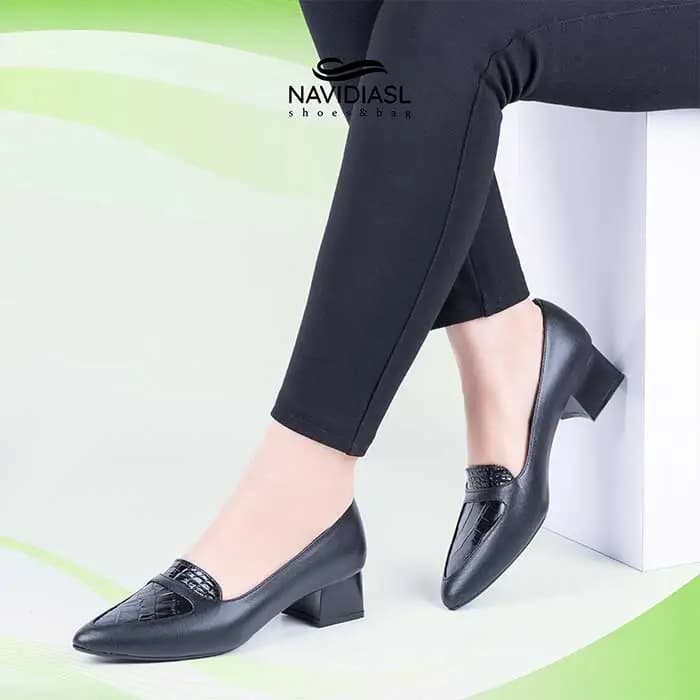 کفش چرم زنانه مدل هلیا کد 3008001 — تصویر ۵