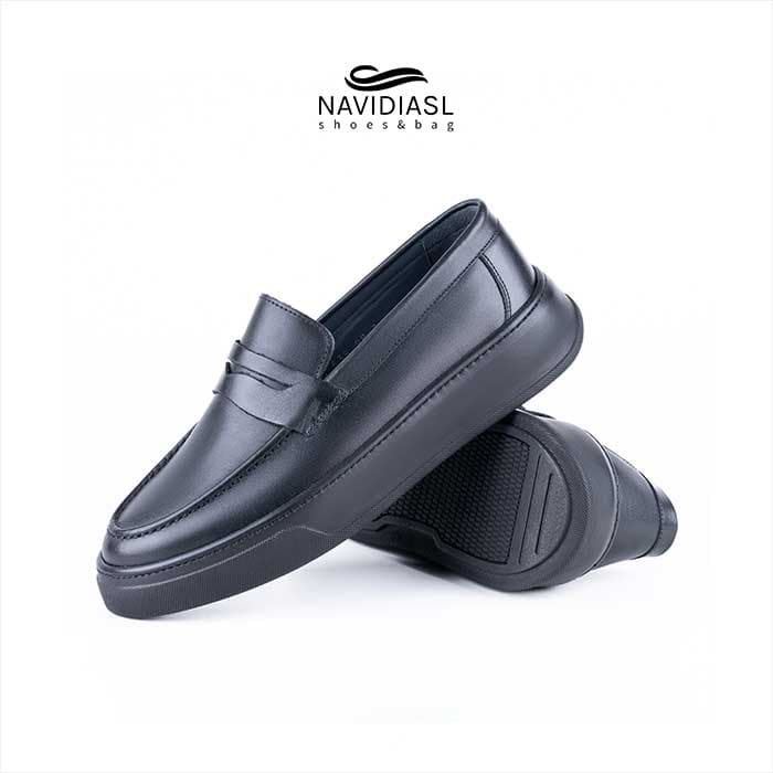 کفش چرم مردانه ونس مدل آذین کد 6006011