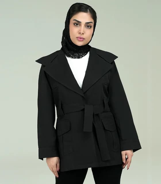 کت یقه انگلیسی زنانه کد 4315