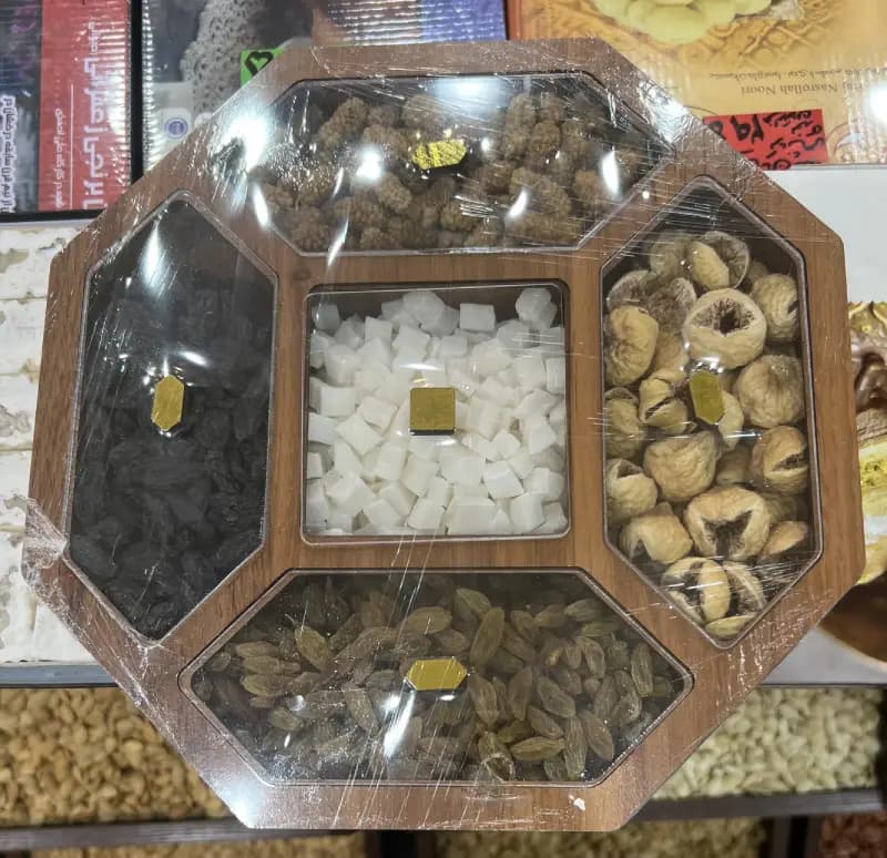 باکس کادویی آجیل شیرین — تصویر ۴