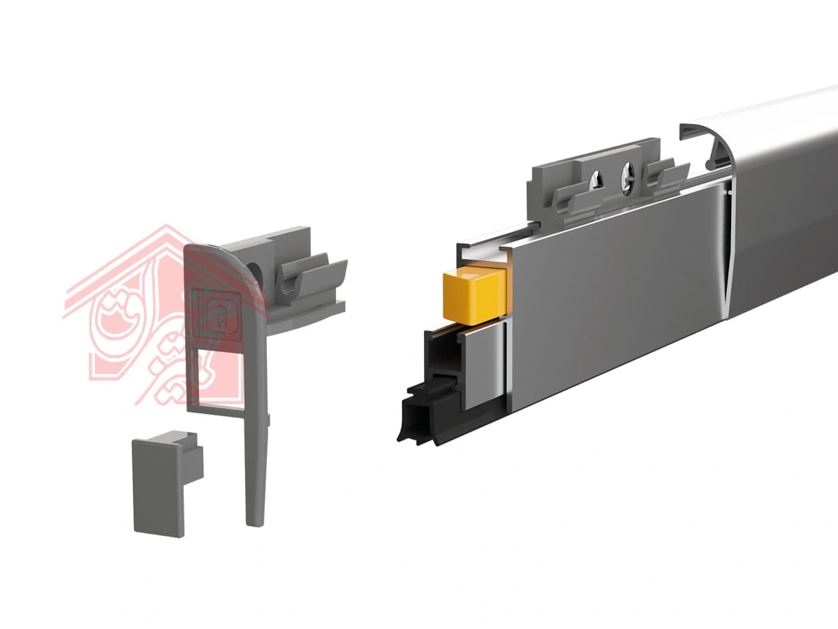 درزگیر مویی زیر درب روکار گیوتین آلباتور — تصویر ۲