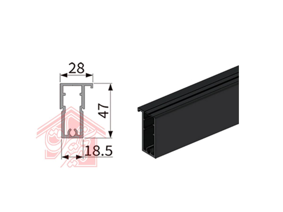 پروفیل پرشین شاخه 3 متری کد i280