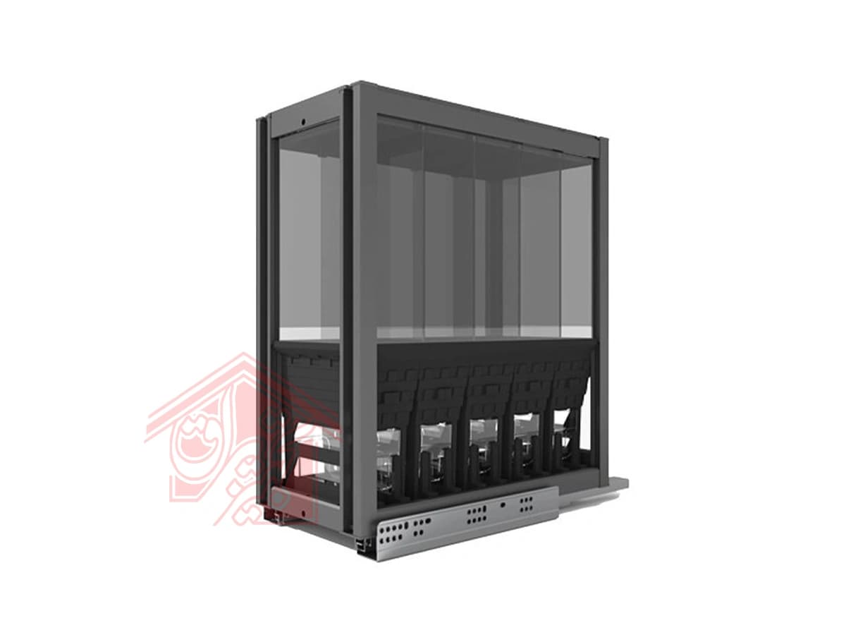 جا حبوباتی داخل کابینت 25 لیتری ملونی 9216 — تصویر ۲
