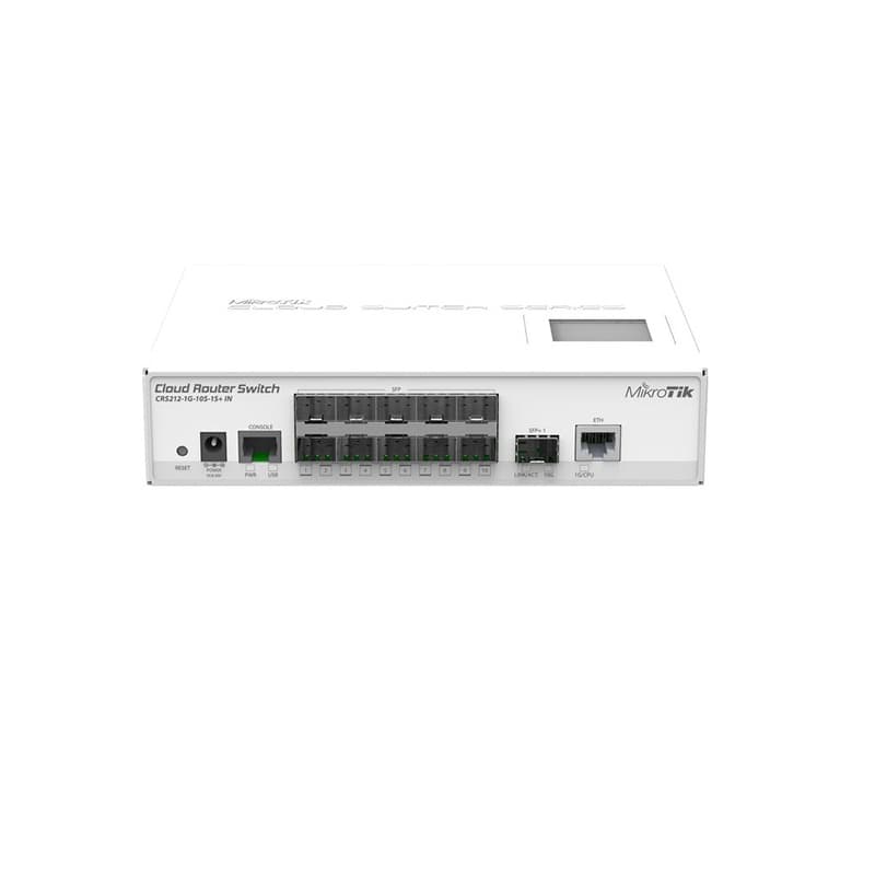 روتر سوئیچ میکروتیک Mikrotik مدل CRS212-1G-10S-1S+IN — تصویر ۸
