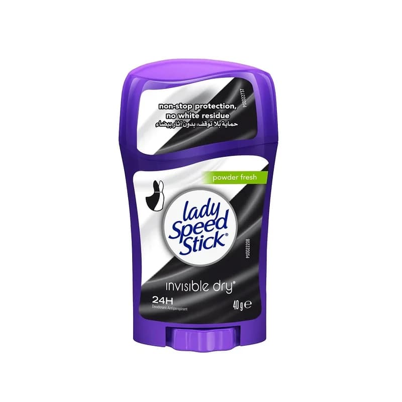استیک ضدتعریق لیدی اسپید Invisible Dry Powder Fresh وزن 40 گرم — تصویر ۳