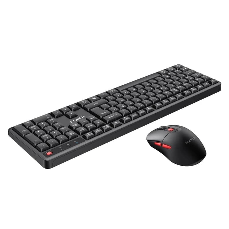 کیبورد و ماوس بی سیم هویت مدل KB261WB — تصویر ۷