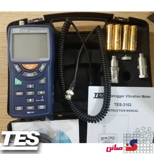 ویبرومتر با دو سنسور پیزوالکتریک TES-3102