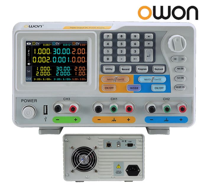 منبع تغذیه 30V/6A قابل برنامه ریزی ODP-3063 ساخت OWON — تصویر ۲