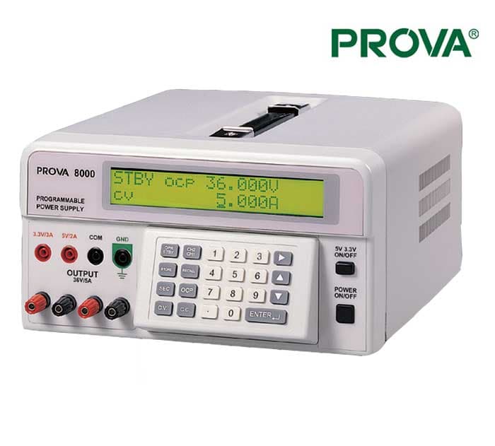 منبع تغذیه قابل برنامه ریزی Prova 8000