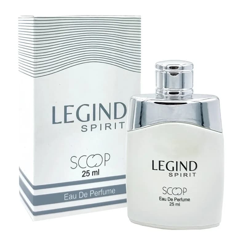 عطر جیبی مردانه اسکوپ مدل legend سفید حجم 25 میلی لیتر