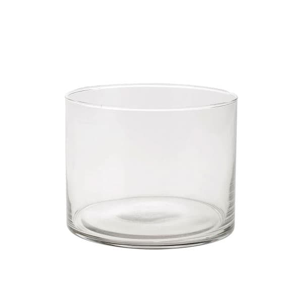 گلدان دکوری مدل شیشه ای استوانه ای کد 1010