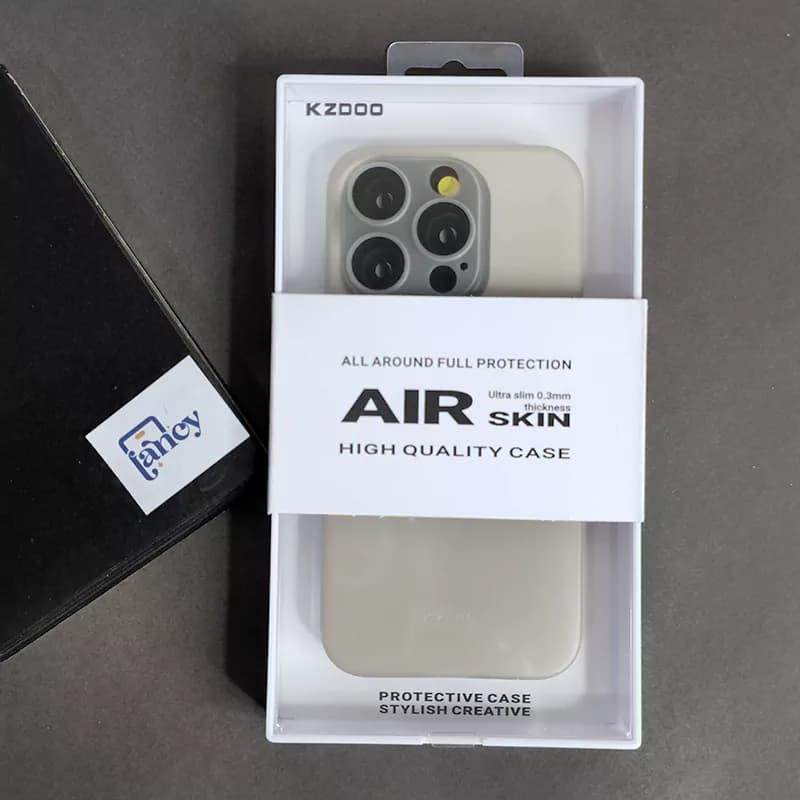 قاب گوشی KZ-DOO مدل Air Skin نچرال تیتانیوم