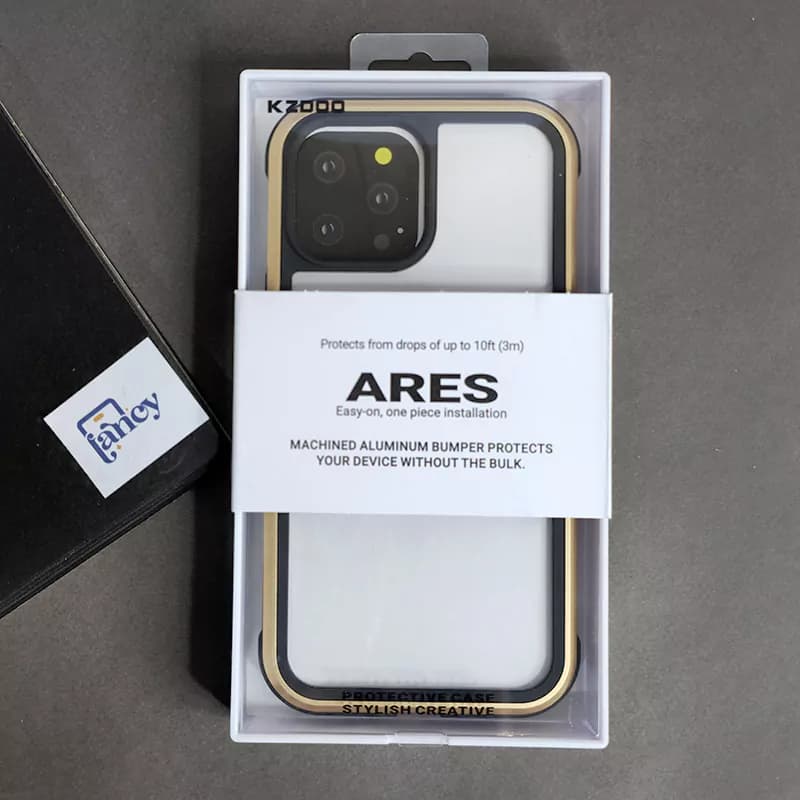 قاب گوشی K-DOO مدل Ares طلایی — تصویر ۳