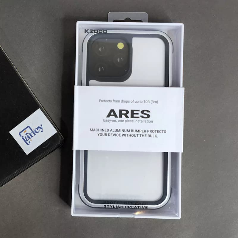 قاب گوشی K-DOO مدل Ares نقره‌ای — تصویر ۹