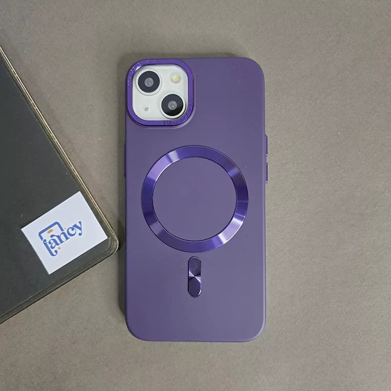 قاب گوشی Case مگ‌سیف‌دار بنفش — تصویر ۴