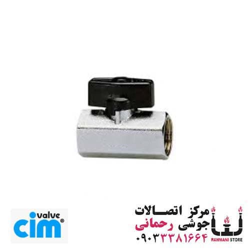 شیر مینی والو دوطرف توپیچ 1/2″ سیم ایتالیا — تصویر ۲