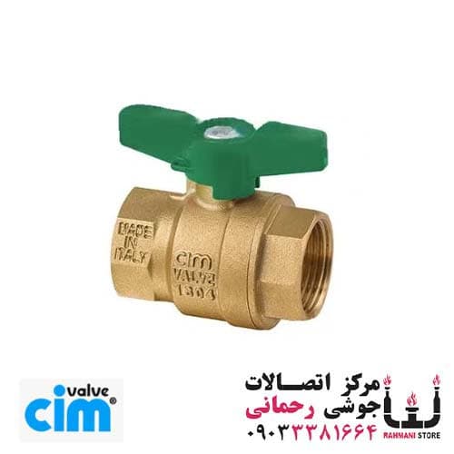 شیر گازی دسته کلیدی 316NPT دوطرف توپیچ سایز 1″ PN20 سیم ایتالیا