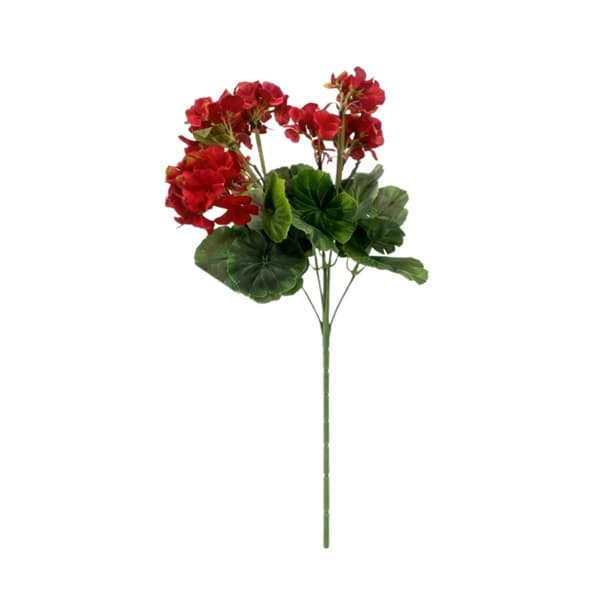 گل مصنوعی شمعدانی ۹ شاخه