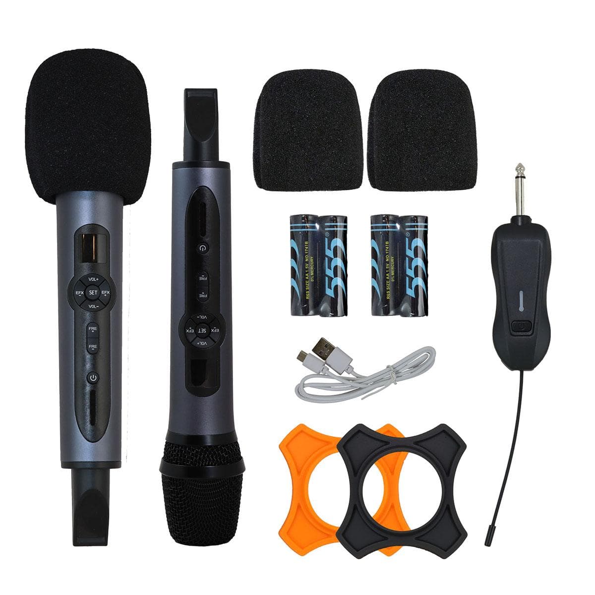 میکروفن بی سیم دستی دوبل SOS مدل MIC2 — تصویر ۱۲