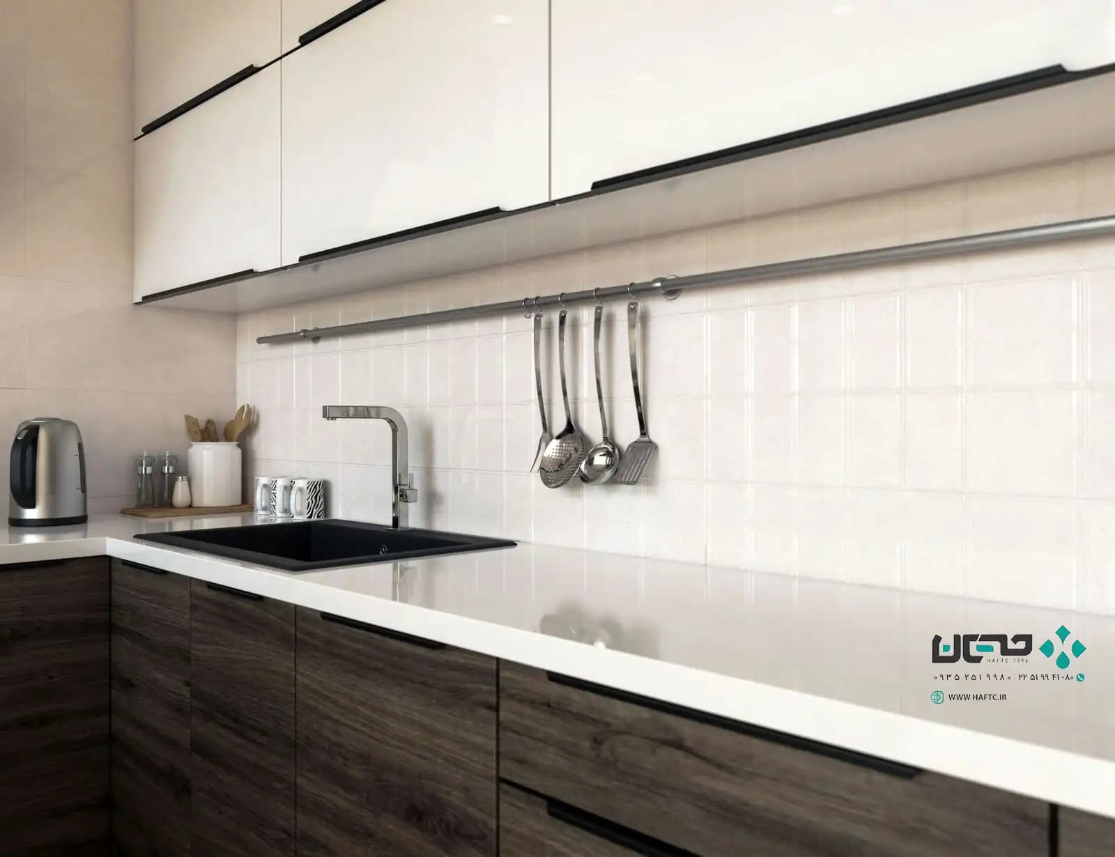 سرامیک عقیق مدل پیکفورد 90*30 کرم تک گل براق