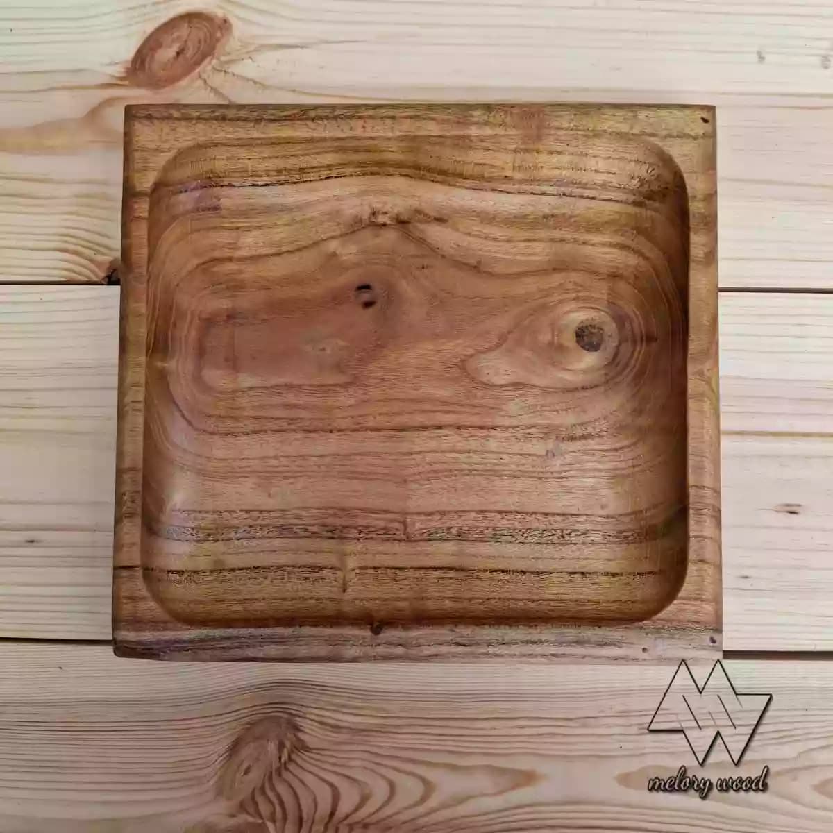 ظرف سرو چوبی کد d328
