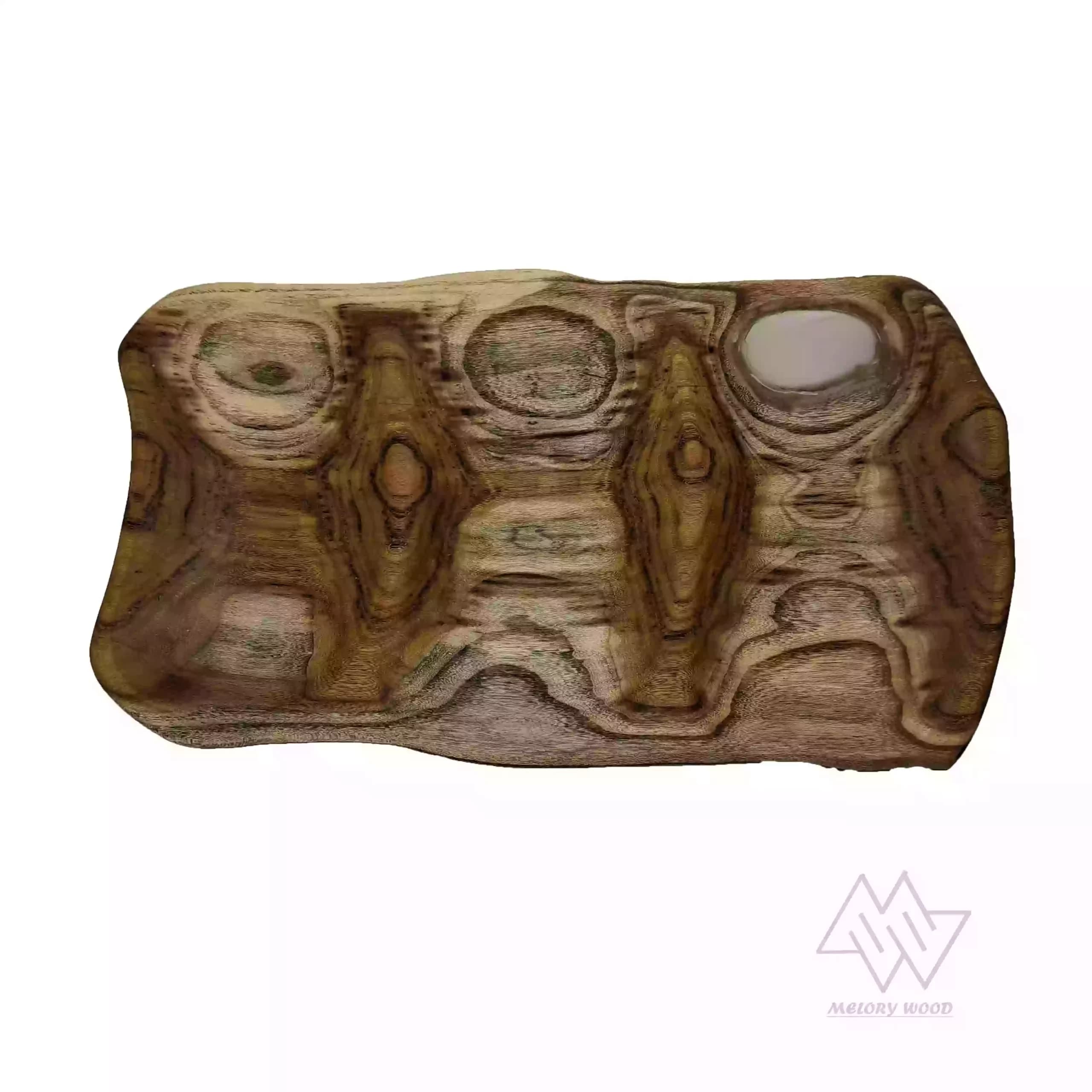اردو خوری سه قسمتی چوبی کد d229 — تصویر ۲