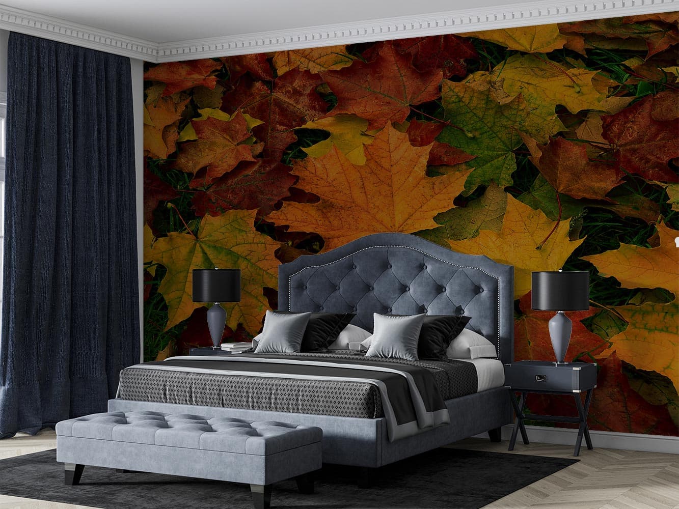 پوستر دیواری برگ پاییزی M10276800