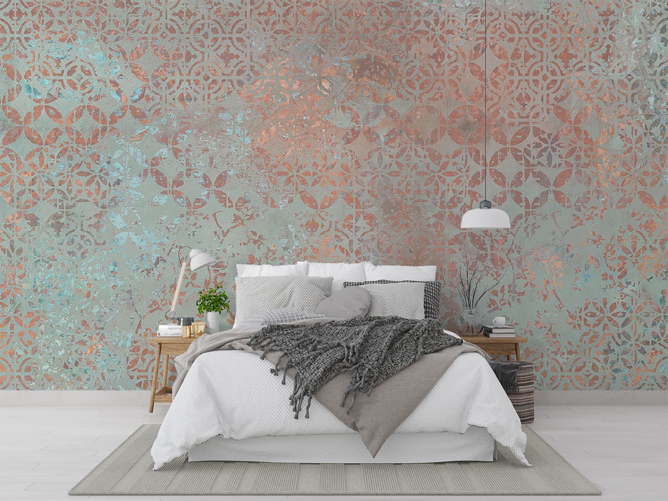 کاغذ دیواری مدل پتینه M12218600 — تصویر ۳